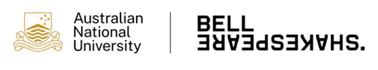 ANU and Bell Shakespeare logos