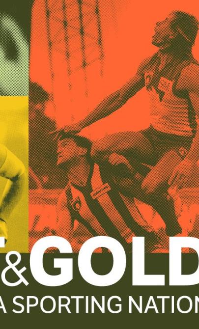 Image grid featuring (clockwise) Dawn Fraser, Warwick Capper, Shane Warne and Louise Sauvage