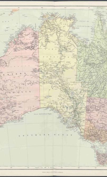 map of Australia