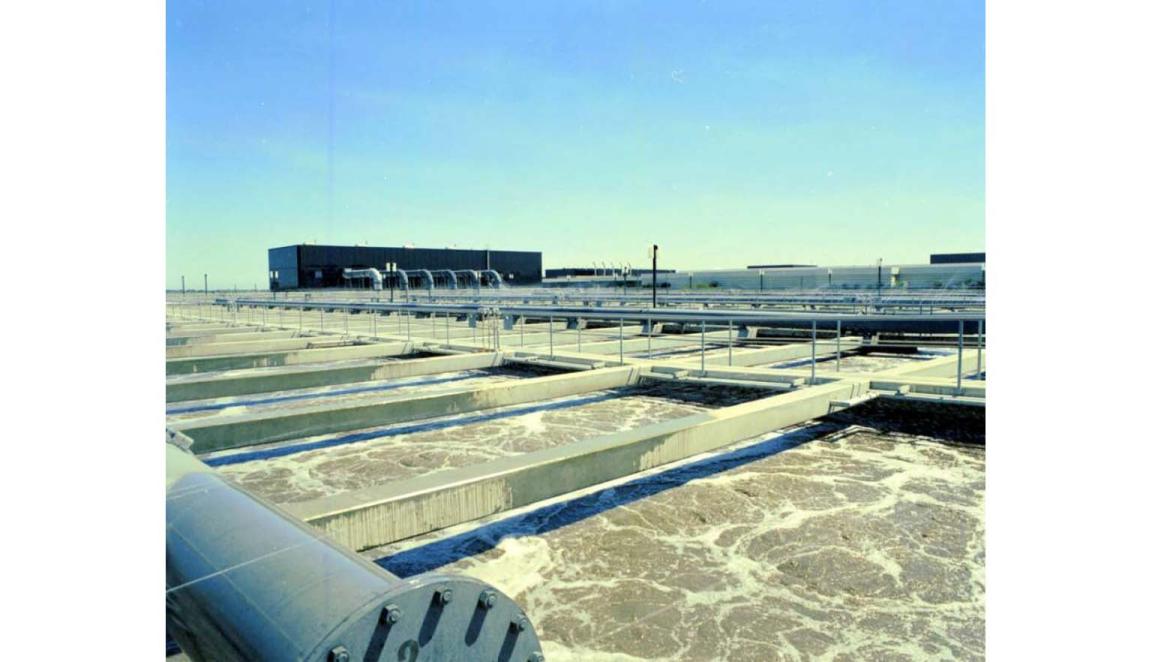 View of the South Eastern Purification Plant at Carrum, Victoria