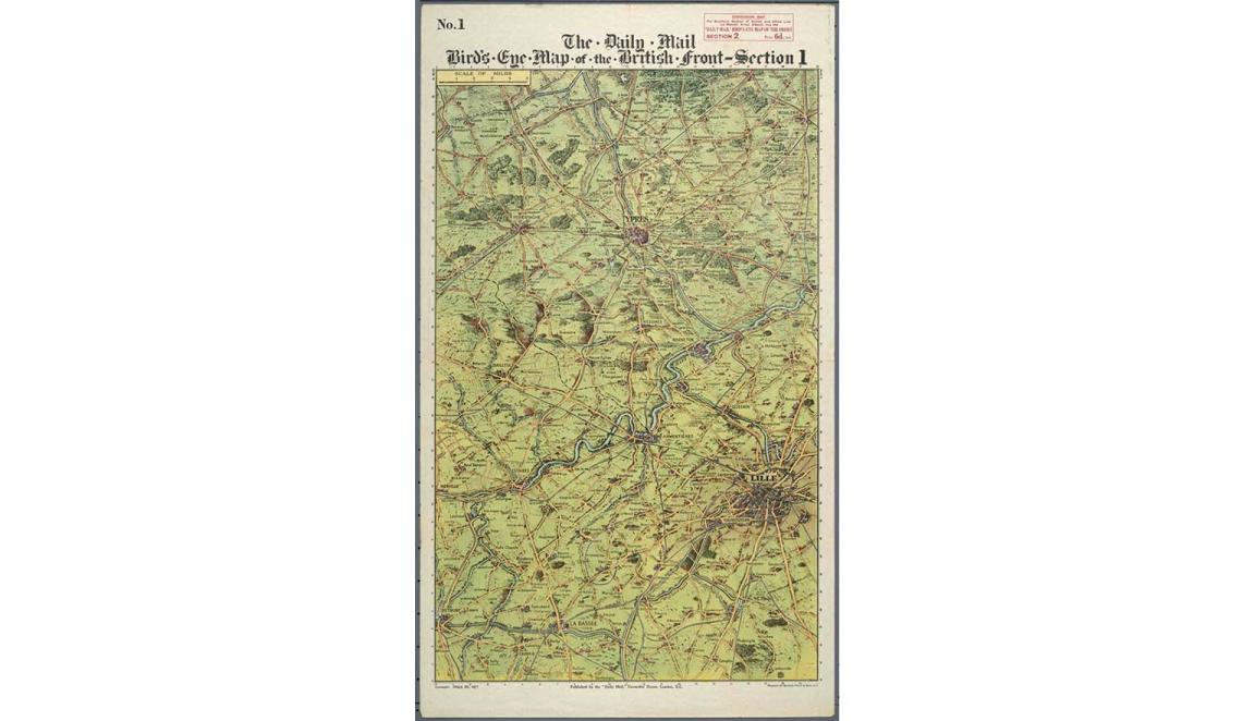 Map of France drawn pictorially.