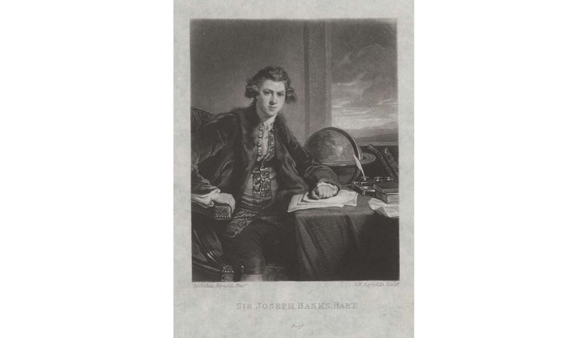 black and white illustration of man at desk