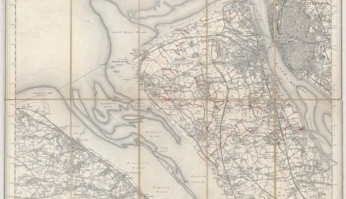1864 map of England and Wales