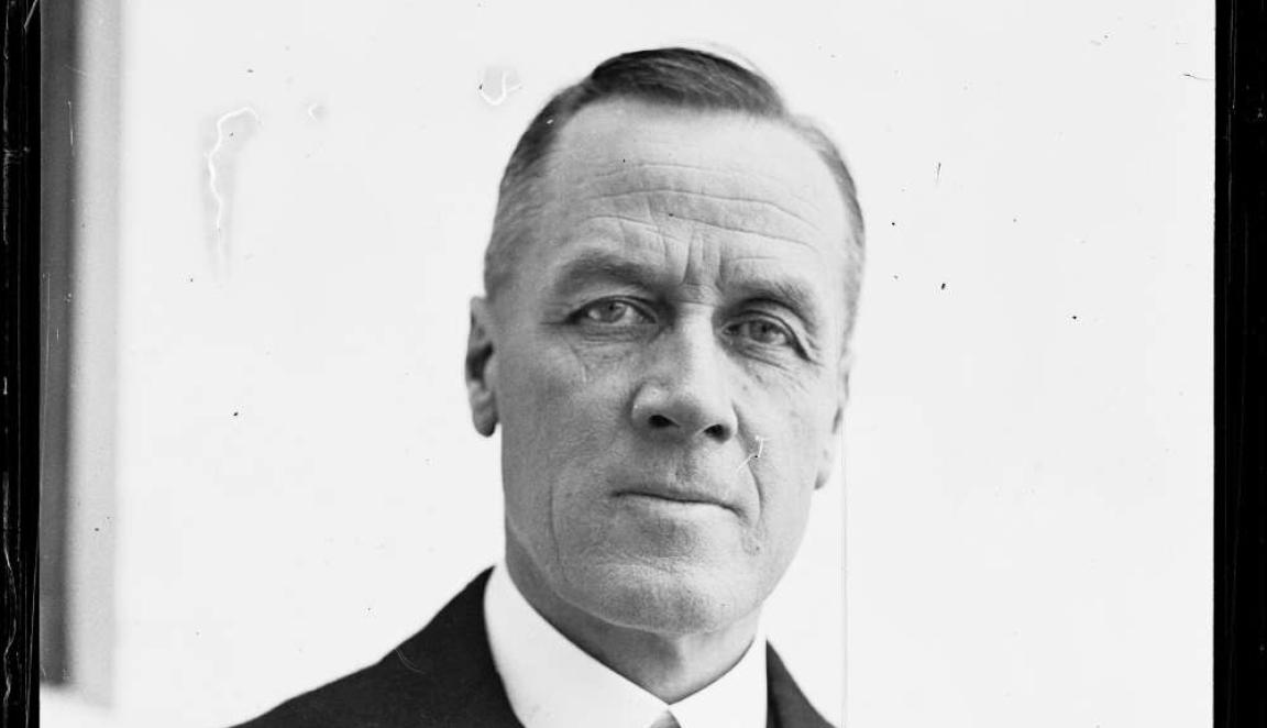 A portrait of John Latham. 