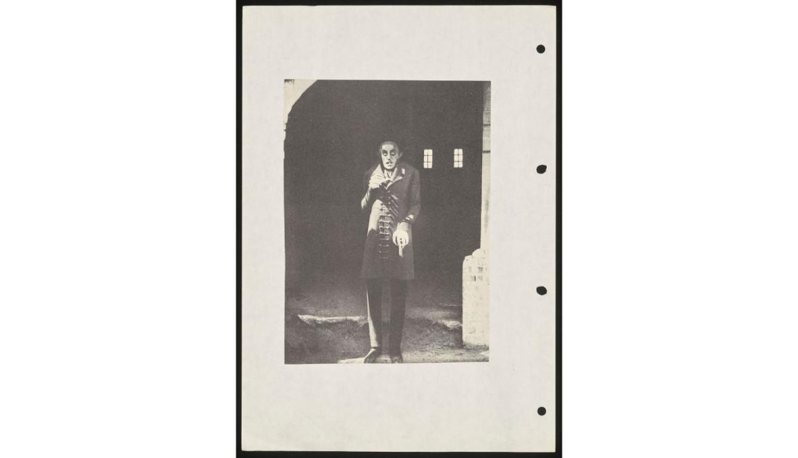 Image of Count Orlok - a vampire - from Nosferatu