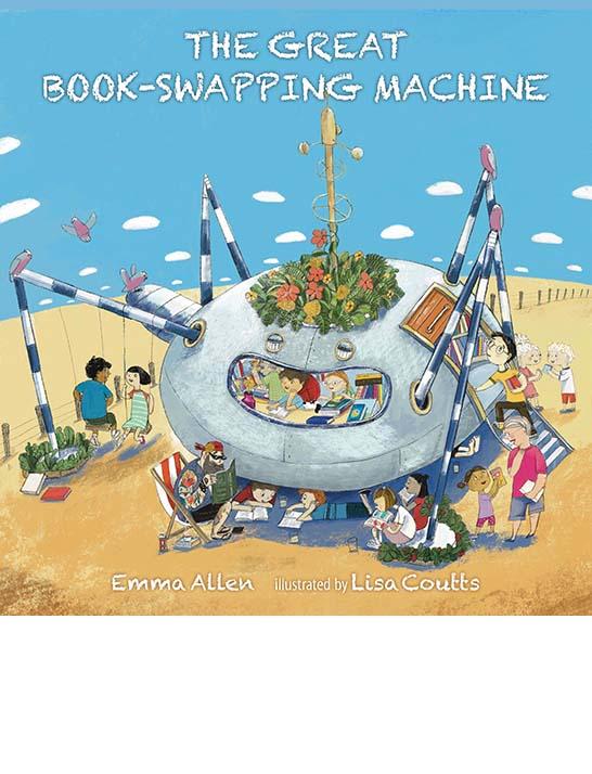 Cover of the book 'The Great Book-Swapping Machine'