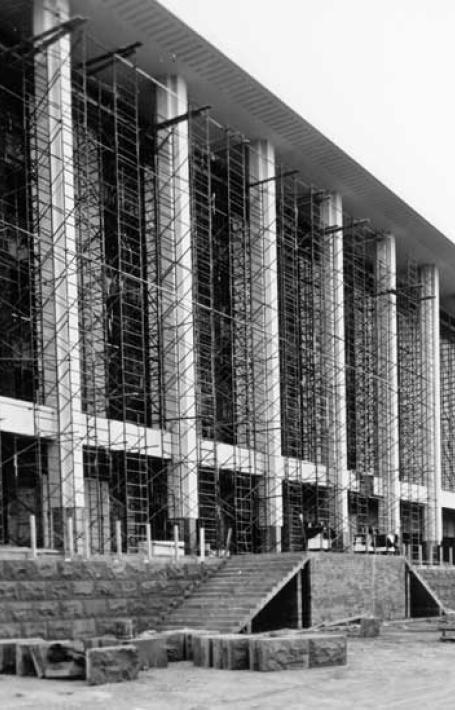 National Library building under construction