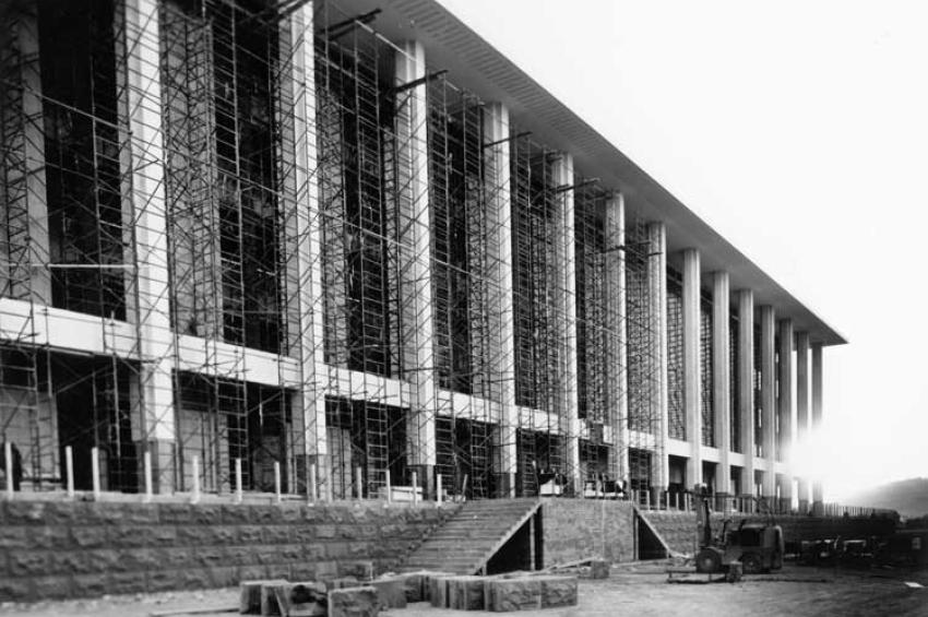 National Library building under construction