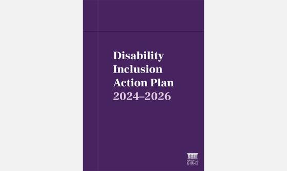 Cover of the Disability Inclusion Action Plan 2024-2026