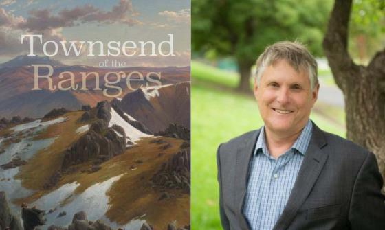 Townsend of the Ranges book on the left and author Peter Crowley on the right