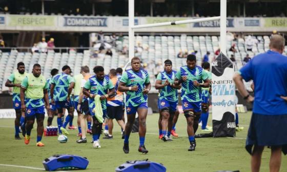 Fijian Drua vs ACT Brumbies Super Rugby Pacific match, GIO Stadium Canberra, Bruce, Australian Capital Territory, 26 February 2022