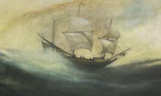 Painting of the ship 'Duyfken'