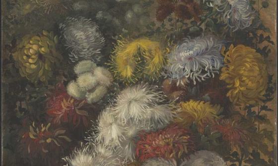 Painting of chrysanthemums