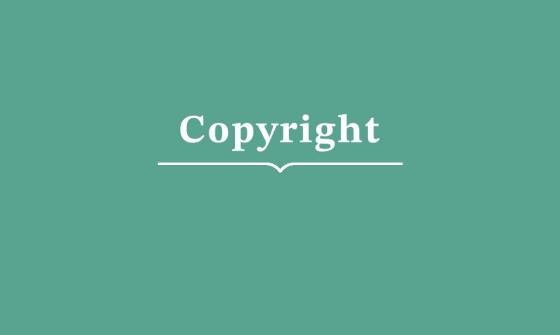 Copyright information