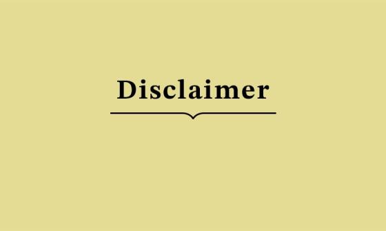 Disclaimer