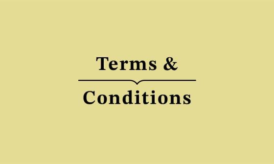 Terms and conditions