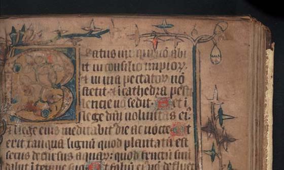 A detail of an old handwritten document