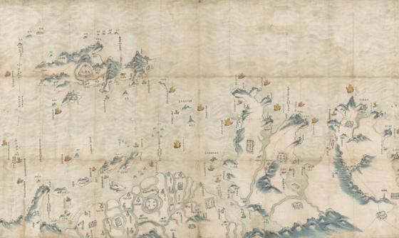 Manuscript map of Guangdong