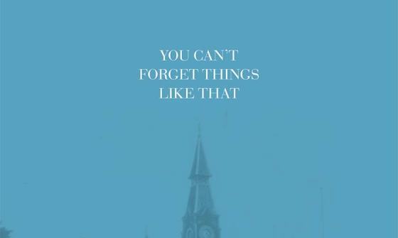 You can't forget things like that