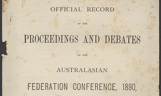 Federation proceedings and debates