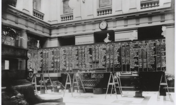 black and white photo of 1899 Australian Referendum results