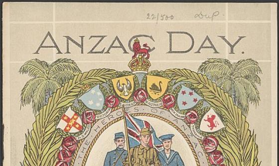 first world war - anzac day