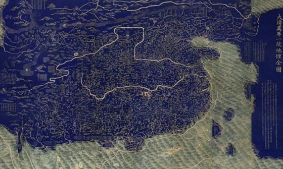 Complete Map of the Everlasting Unity of the Great Qing (Da Qing wannian yitong dili quantu)