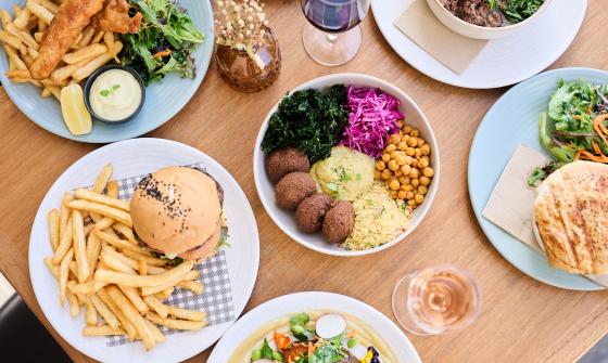 A full table of plates