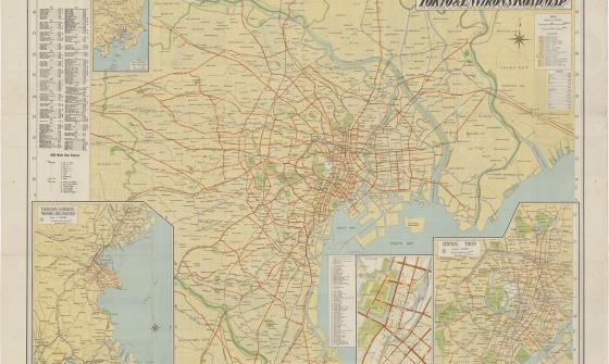Tokyo and environs road map