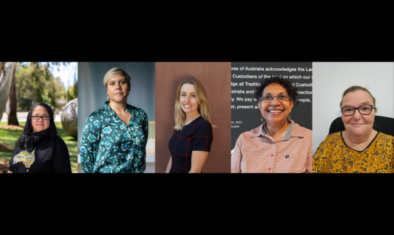 Photos of Tina Baum, Jilda Andrews, Lucy Hannan, Phyllis Williams and Rebecca Bateman
