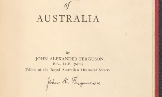 Title page of book