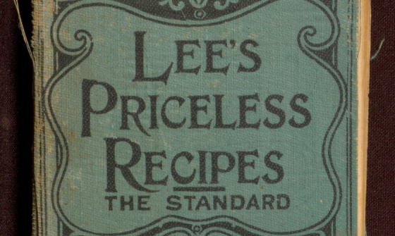 Book cover for 'Lee’s Priceless Recipes'