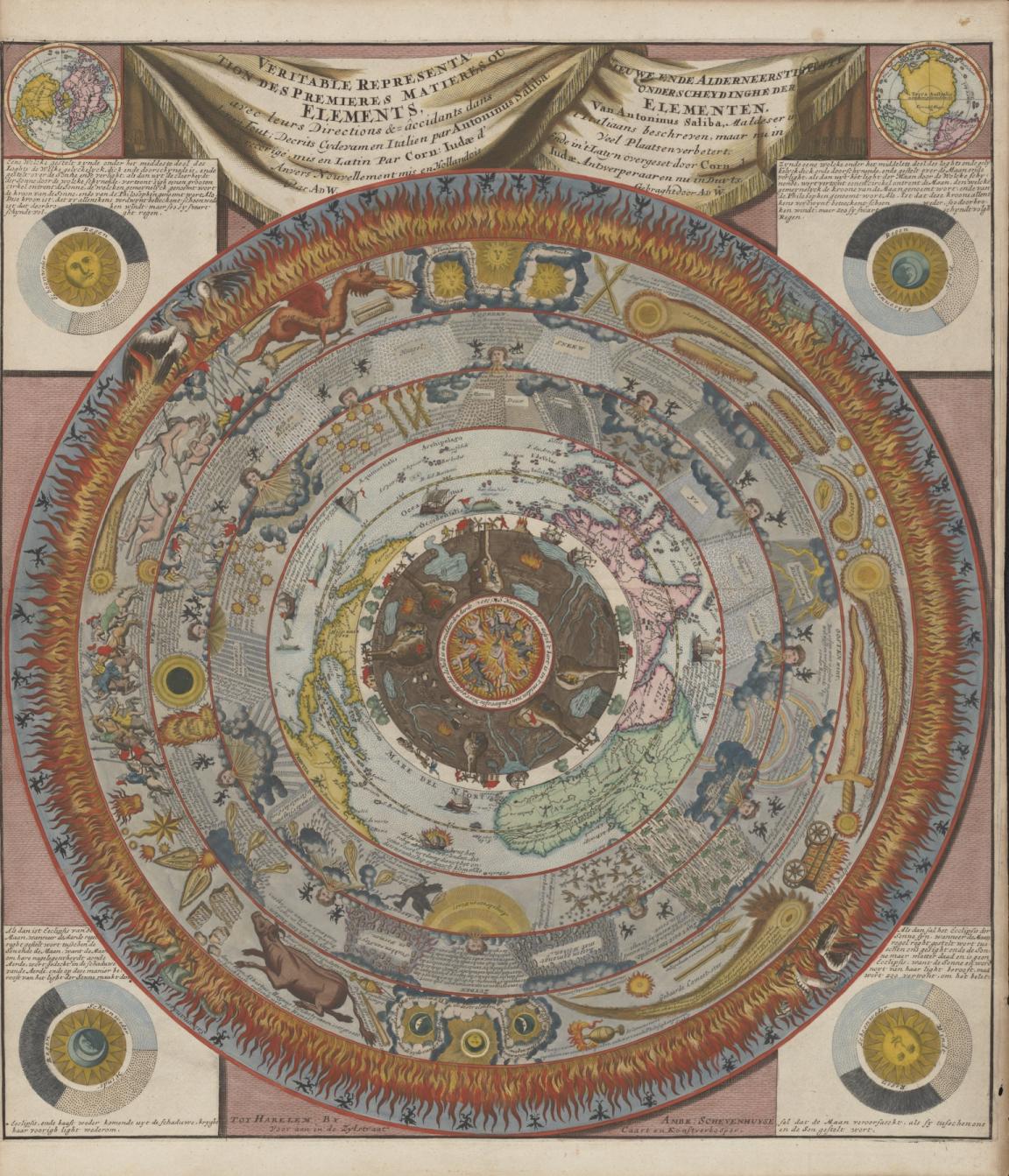 A cosmographical map of the Asia-Pacific region with 8 concentric rings