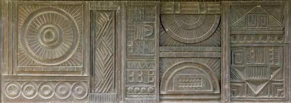 Copper panels from Arthur Robb's 'Knowledge'