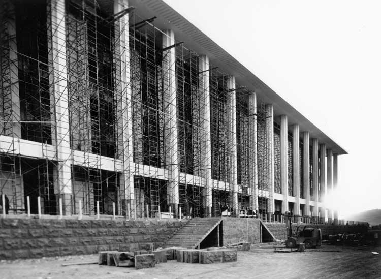 National Library building under construction