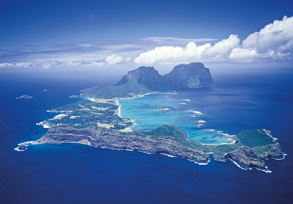 John Carnemolla - Lord Howe Island Aerial The Most Southerly Coral