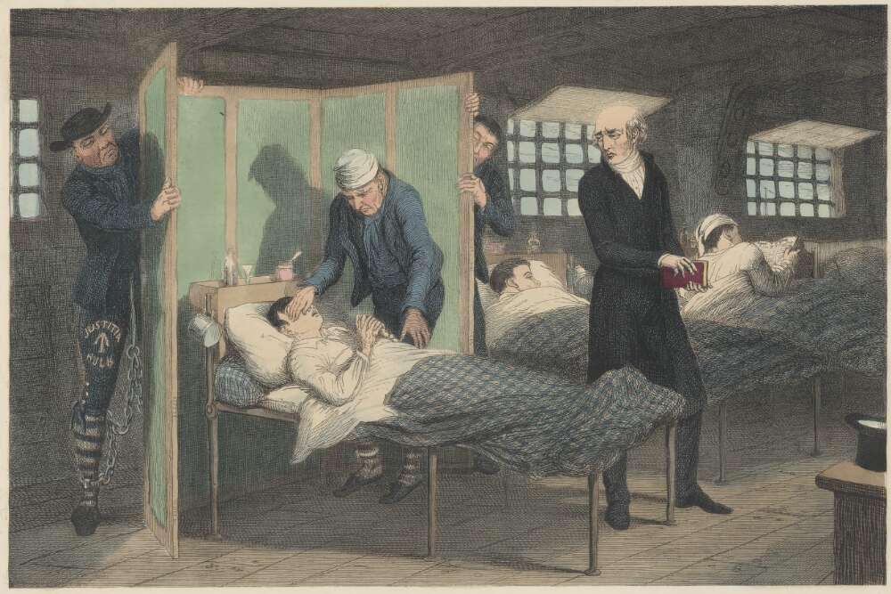 Prison hulks death of a convict