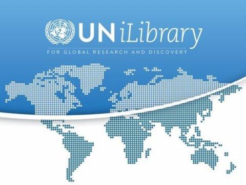 screenshot of the United Nations website Unilibrary