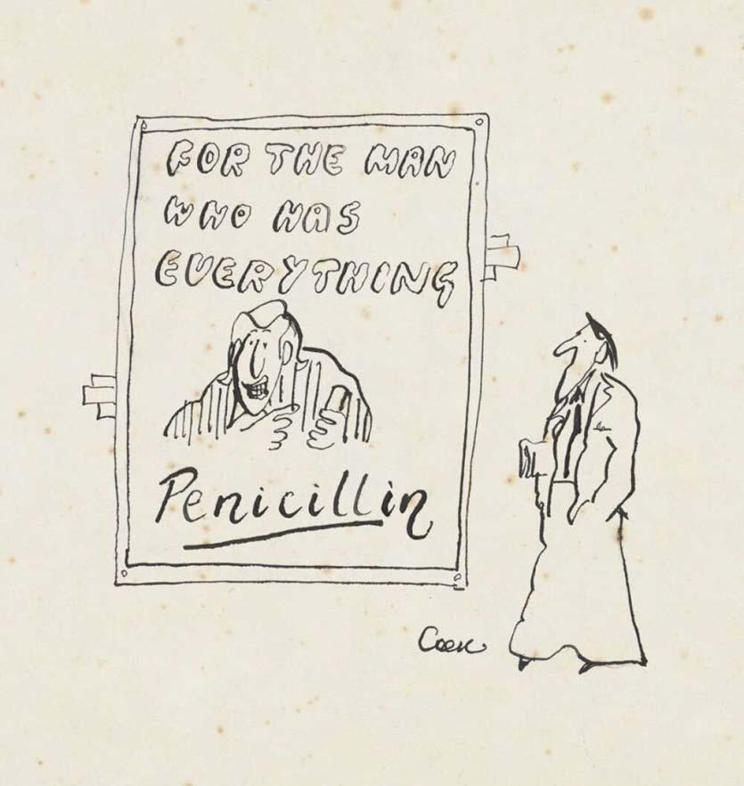 cartoon advertising penicillin