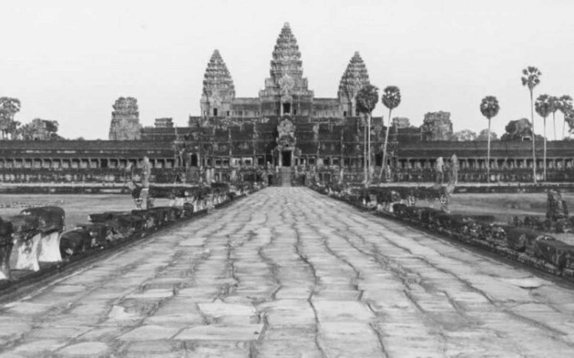 Angkor Wat, view of main temple from western side