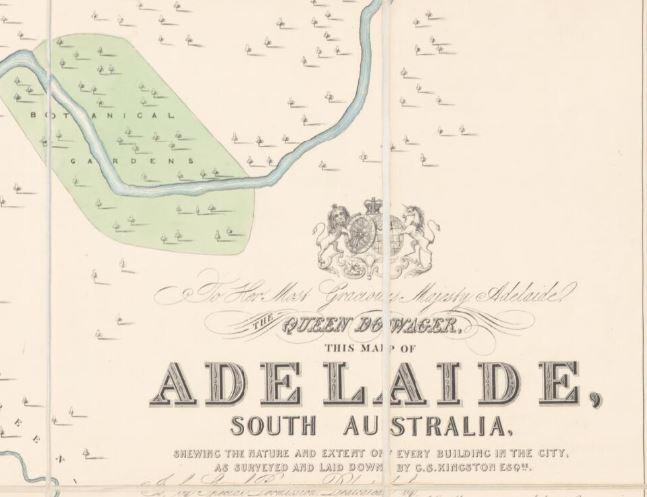 old map of Adelaide
