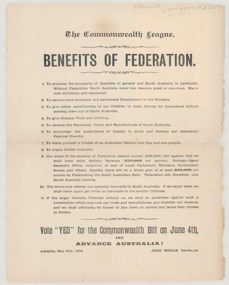 Federation benefits of federation
