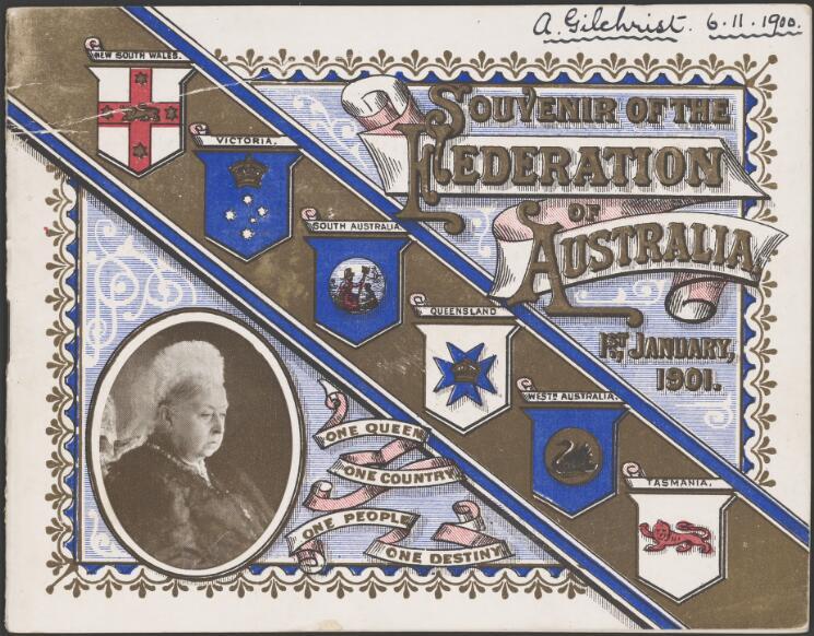 Federation queen victoria souvenir