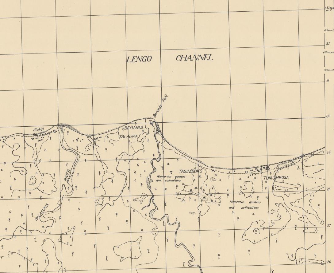 map of Guadalcanal Island