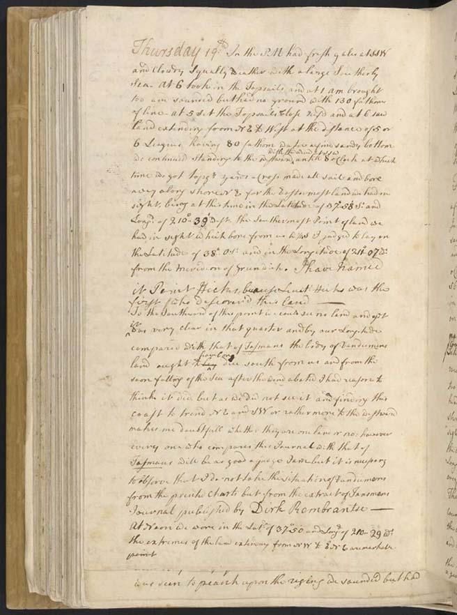 handwritten journal page