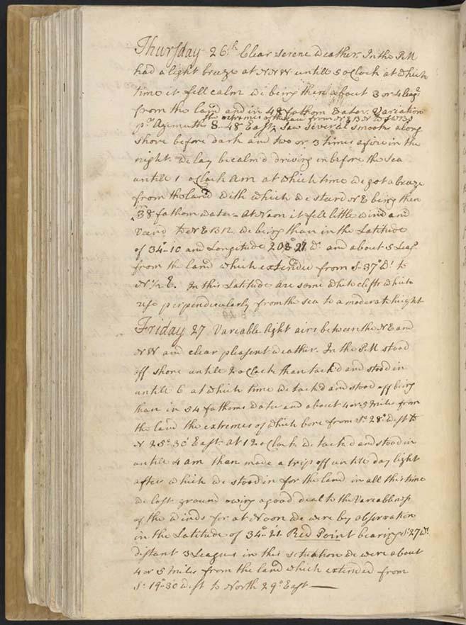 handwritten pages in a book