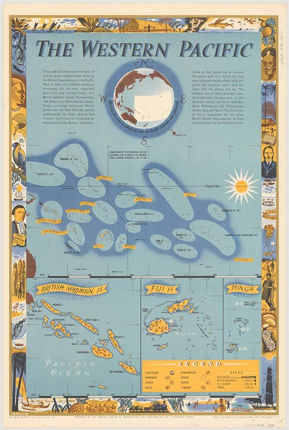 Picture showing areas of 'The Western Pacific'
