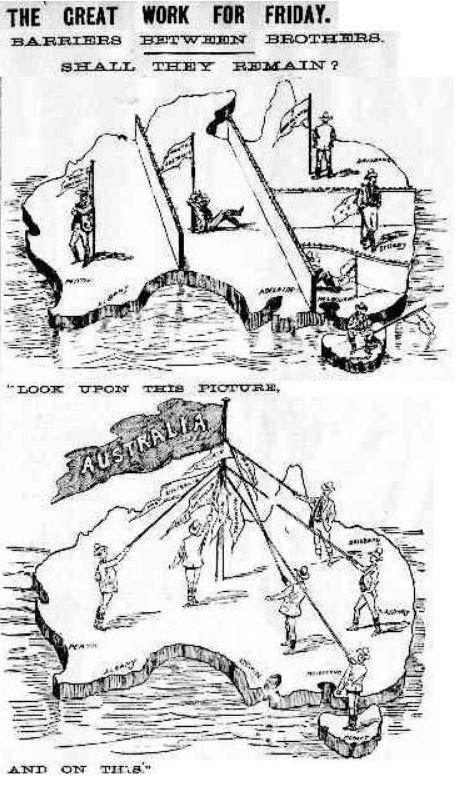 newspaper clipping titled 'The Great Work for Friday'