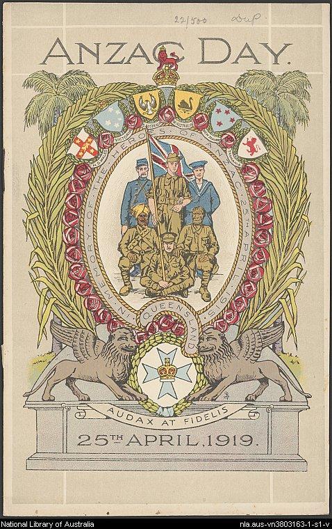 first world war - anzac day