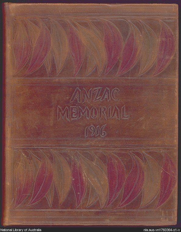 cover of ANZAC memorial photo album